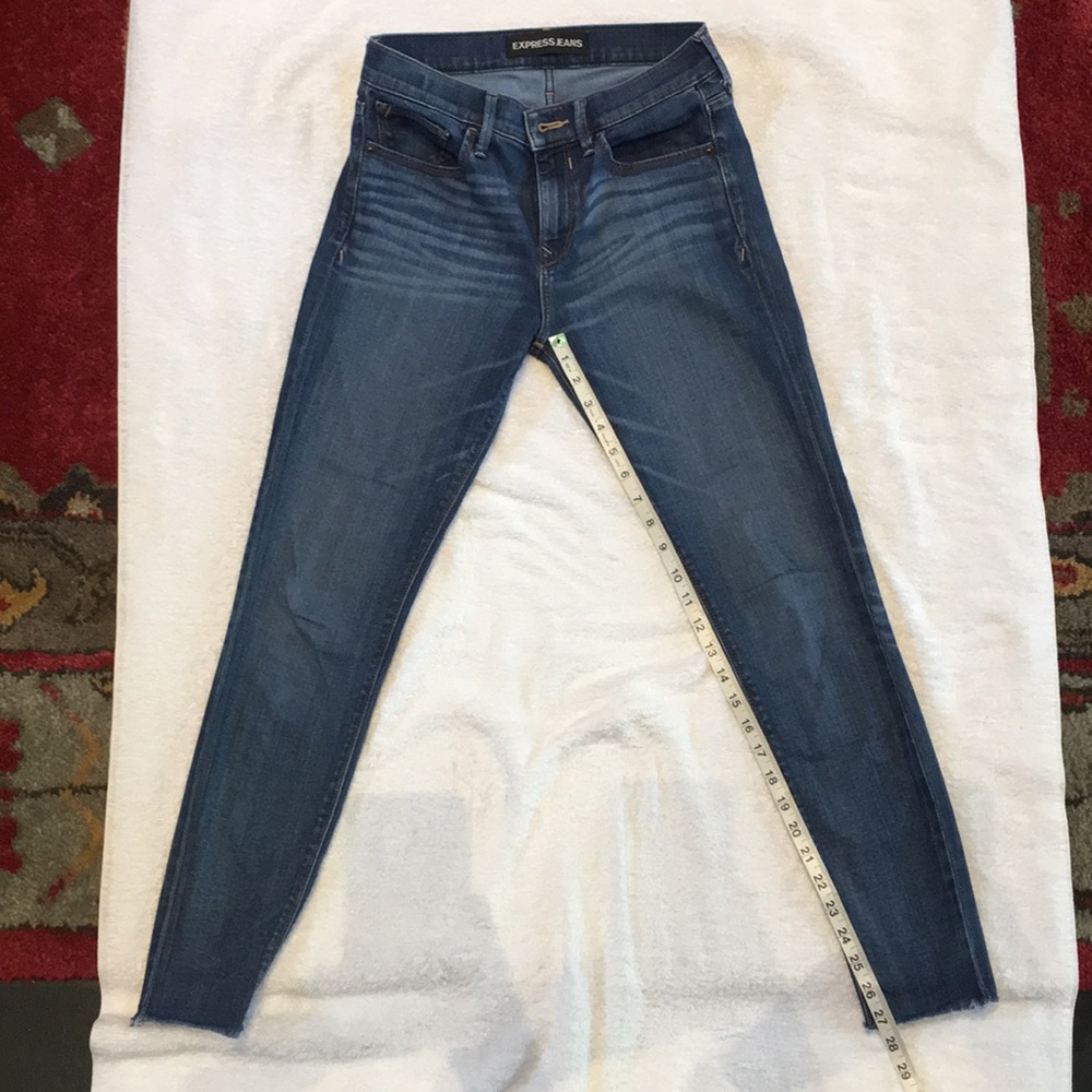 Express Ankle Legging Mid Rise Size 4 Jeans